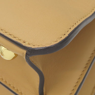 フェンディ FENDI ピーカブー アイシーユー ミディアム 8BN321 ベージュ レザー 2WAYバッグ ゴールド金具 セレリア バイカラー ピンク