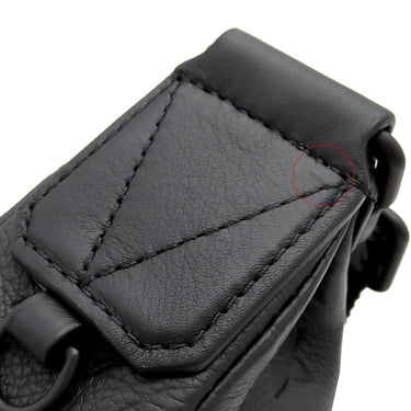 ルイヴィトン LOUIS VUITTON ハンモックバッグ PM M12510 ブラック モノグラムシャドウ ショルダーバッグ マットブラック金具 黒
