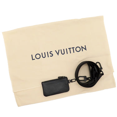 ルイヴィトン LOUIS VUITTON デュオ メッセンジャー M69827 ノワール モノグラムシャドウ ショルダーバッグ マットブラック金具 黒