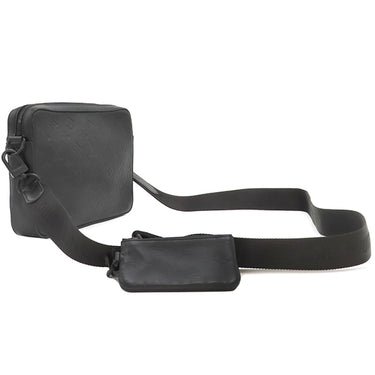 ルイヴィトン LOUIS VUITTON デュオ メッセンジャー M69827 ノワール モノグラムシャドウ ショルダーバッグ マットブラック金具 黒
