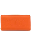 グッチ GUCCI ロゴ ジップアラウンド ウォレット 658691 オレンジ レザー 長財布 ゴールド金具 ラウンドファスナー