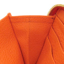 グッチ GUCCI ロゴ ジップアラウンド ウォレット 658691 オレンジ レザー 長財布 ゴールド金具 ラウンドファスナー