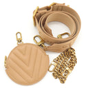 ルイヴィトン LOUIS VUITTON ニューウェーブ ミュルティ ポシェット M58941 アリゾナベージュ カーフスキン ショルダーバッグ ゴールド金具 LVロゴ