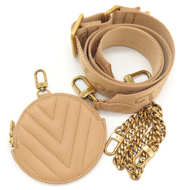 ルイヴィトン LOUIS VUITTON ニューウェーブ ミュルティ ポシェット M58941 アリゾナベージュ カーフスキン ショルダーバッグ ゴールド金具 LVロゴ