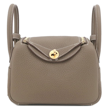 エルメス HERMES リンディ ミニ 20 エトゥープ トリヨンクレマンス ショルダーバッグ ゴールド金具 新品 未使用 グレージュ