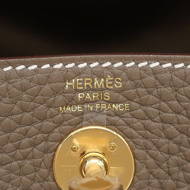 エルメス HERMES リンディ ミニ 20 エトゥープ トリヨンクレマンス ショルダーバッグ ゴールド金具 新品 未使用 グレージュ