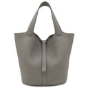 エルメス HERMES ピコタンロックMM グリメイヤー トリヨンクレマンス ハンドバッグ シルバー金具