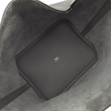 エルメス HERMES ピコタンロックMM グリメイヤー トリヨンクレマンス ハンドバッグ シルバー金具