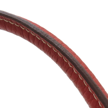 エルメス HERMES ガーデンパーティーPM ルージュデュセス×エクリュ トワルアッシュ ネゴンダ トートバッグ シルバー金具 赤 トワルH