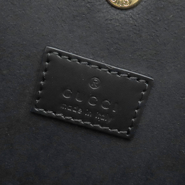 グッチ GUCCI GG スーパーミニバッグ 790133 ブラック レザー