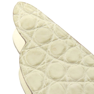 エルメス HERMES ロデオMM ペガサス タッチ クレ アリゲーター アニューミロ バッグチャーム オフホワイト クロコ