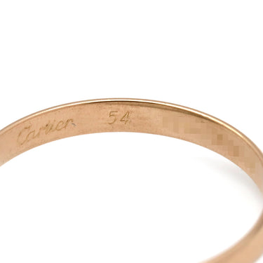 カルティエ Cartier トリニティSM ホワイトゴールドXイエローゴールドXピンクゴールド K18WG K18YG K18PG #54(JP14) リング 指輪 3連 3カラー 日付・イニシャルの刻印あり 14号