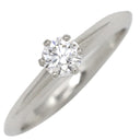 ティファニー Tiffany & Co ソリティア ダイヤリング プラチナシルバー Pt950 ダイヤモンド リング 指輪 Tiffany&Co. 一粒 1P 10.5号