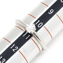 ティファニー Tiffany & Co ソリティア ダイヤリング プラチナシルバー Pt950 ダイヤモンド リング 指輪 Tiffany&Co. 一粒 1P 10.5号