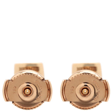 エルメス HERMES エルメス クルー ドゥ H ダイヤ ピンクゴールド K18PG ダイヤモンド ピアス 750AU 18K