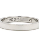 カルティエ Cartier C ドゥ カルティエ B4054060 プラチナシルバー Pt950 #60(JP20) リング 指輪 ウェディングリング プラチナ 20号