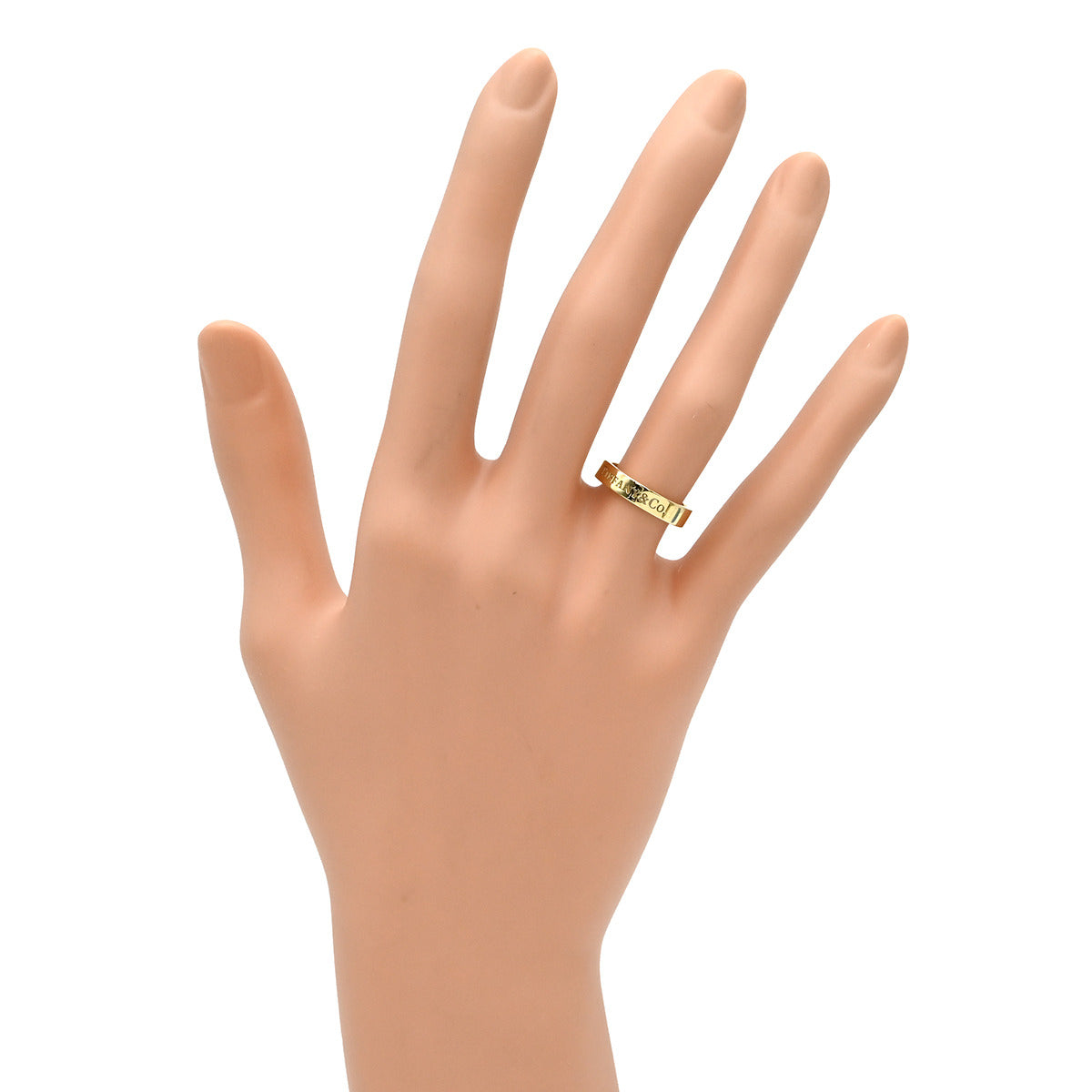 ティファニー Tiffany & Co フラットバンド イエローゴールド