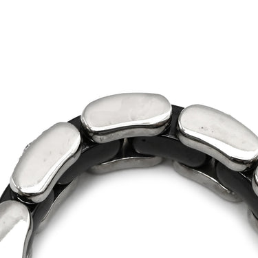 シャネル CHANEL ウルトラ コレクション MM ダイヤリング J2637 ブラックXホワイトゴールド K18WG セラミック ダイヤモンド T51(JP11) リング 指輪 黒 18K AU750 11.5号
