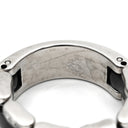 シャネル CHANEL ウルトラ コレクション MM ダイヤリング J2637 ブラックXホワイトゴールド K18WG セラミック ダイヤモンド T51(JP11) リング 指輪 黒 18K AU750 11.5号