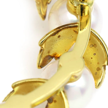 ミキモト MIKIMOTO パールブローチ PB-24BK イエローゴールド K18YG あこやパール ブローチ サークル ラウンド