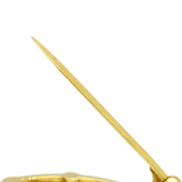 ミキモト MIKIMOTO パールブローチ PB-24BK イエローゴールド K18YG あこやパール ブローチ サークル ラウンド