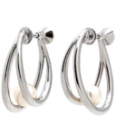 ミキモト MIKIMOTO パール シルバー シルバー パール イヤリング MIKIMOTO ホワイト