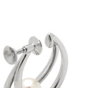 ミキモト MIKIMOTO パール シルバー シルバー パール イヤリング MIKIMOTO ホワイト