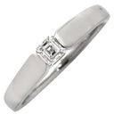 ノンブランド NON BRAND ダイヤリング プラチナシルバー Pt950 ダイヤモンド リング 指輪 1石 1粒 12号