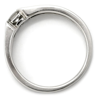 ノンブランド NON BRAND ダイヤリング プラチナシルバー Pt950 ダイヤモンド リング 指輪 1石 1粒 12号