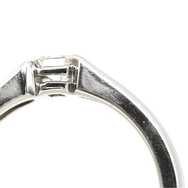 ノンブランド NON BRAND ダイヤリング プラチナシルバー Pt950 ダイヤモンド リング 指輪 1石 1粒 12号