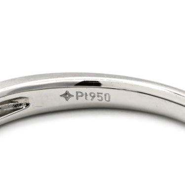 ノンブランド NON BRAND ダイヤリング プラチナシルバー Pt950 ダイヤモンド リング 指輪 1石 1粒 12号