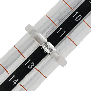 ノンブランド NON BRAND ダイヤリング プラチナシルバー Pt950 ダイヤモンド リング 指輪 1石 1粒 12号