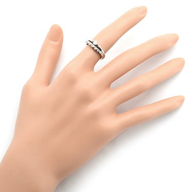 ノンブランド NON BRAND ダイヤリング プラチナシルバー Pt900 ダイヤモンド リング 指輪 8石 8粒 9号