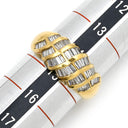 ノンブランド NON BRAND ダイヤリング イエローゴールド K18YG ダイヤモンド リング 指輪 14号