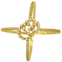 グッチ GUCCI GGランニング イエローゴールド K18YG ダイヤモンド #11 リング 指輪 750YG AU750 10号