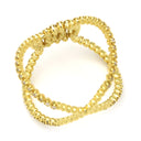 グッチ GUCCI GGランニング イエローゴールド K18YG ダイヤモンド #11 リング 指輪 750YG AU750 10号