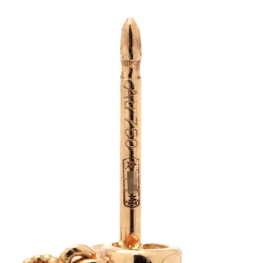 グッチ GUCCI GG フローラ ドロップ ピンクゴールド K18PG ダイヤモンド ピアス Au750 GG 花モチーフ ダイヤモンド