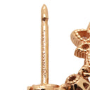 グッチ GUCCI GG フローラ ドロップ ピンクゴールド K18PG ダイヤモンド ピアス Au750 GG 花モチーフ ダイヤモンド