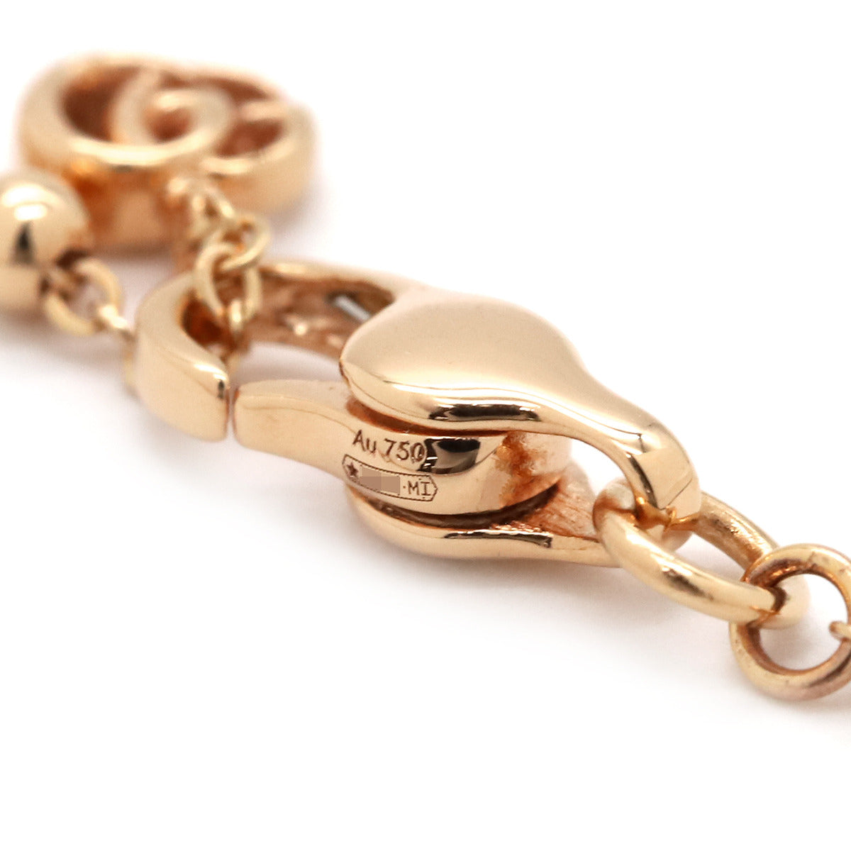 グッチ GUCCI GG フローラ ピンクゴールド K18PG ダイヤモンド