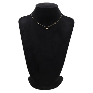 グッチ GUCCI GG フローラ ピンクゴールド K18PG ダイヤモンド ネックレス Au750 GG 花モチーフ ダイヤモンド