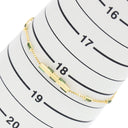 グッチ GUCCI リンクトゥラブ イエローゴールド K18YG グリーントルマリン ブレスレット Au750 18K バゲット トルマリン