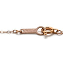 4℃ 4℃ ピンクゴールド K18PG ダイヤモンド ネックレス Au750 K18 PG 1P 一粒 ダイヤ