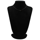 4℃ 4℃ ピンクゴールド K18PG ダイヤモンド ネックレス Au750 K18 PG 1P 一粒 ダイヤ