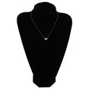 ノンブランド NON BRAND ハート ダイヤ ピンクゴールド K18PG ダイヤモンド ネックレス 18K 750 18金