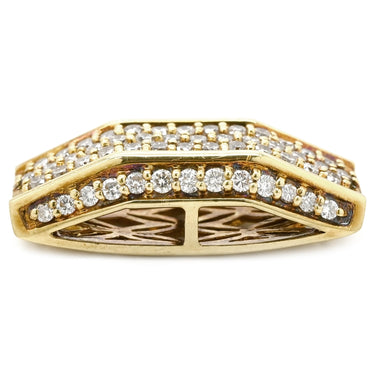 ノンブランド NON BRAND ダイヤ イエローゴールド K18YG ダイヤモンド ペンダントトップ ネックレストップ