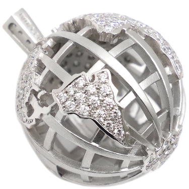 ラザール ダイヤモンド LAZARE DIAMOND ラザール キャプラン 100周年 アース ペンダントトップ プラチナシルバー Pt950 ダイヤモンド ペンダントトップ 地球儀