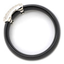 ノンブランド NON BRAND ダイヤリング ホワイトゴールド K18WG ダイヤモンド セラミック リング 指輪 Au750 K18 WG 21号