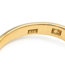 ノンブランド NON BRAND ルビー ダイヤ リング イエローゴールド K18YG ルビー ダイヤモンド リング 指輪 Au750 18K 18金 レッド 赤 12号