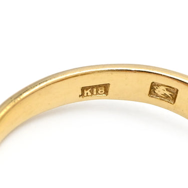 ノンブランド NON BRAND ルビー ダイヤ リング イエローゴールド K18YG ルビー ダイヤモンド リング 指輪 Au750 18K 18金 レッド 赤 12号