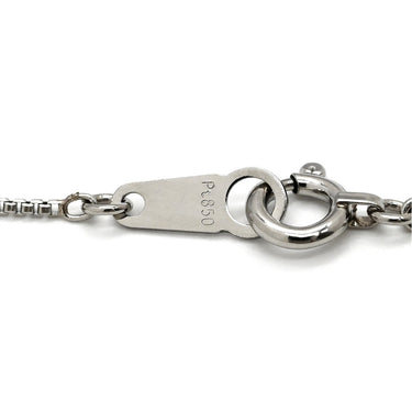 ノンブランド NON BRAND ダイヤペンダント プラチナシルバー Pt900 ダイヤモンド Pt850(チェーン) ネックレス 1P 1粒